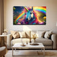 Vibrant Bohemian Modern Wall Art Canvas Office Home Room Framed 80x45cm
