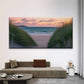 Minimalist Sunset Beach Wall Art Canvas Office Home Room Framed 120x60cm