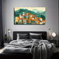 Beautiful House Perfect Wall Art Canvas Office Home Room Framed 80x45cm