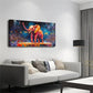 Elephant on Stage with Audience Wall Art Canvas Office Home Room Framed 120x60cm