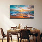 Wave Beach Series Reflected Wall Art Canvas Office Home Room Framed 120x60cm