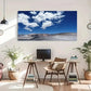Desert Mountains Countryside Wall Art Canvas Office Home Room Framed 120x60cm