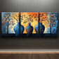 3pcs Abstract Vase and Foliage Triptych Perfect Wall Art Set Canvas Framed 40x60cm - High Quality Print 100% Australian Made Wall Canvas Ready to Hang