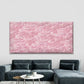 Cute Pink Baby Girl Pattern Wall Art Canvas Office Home Room Framed 80x45cm