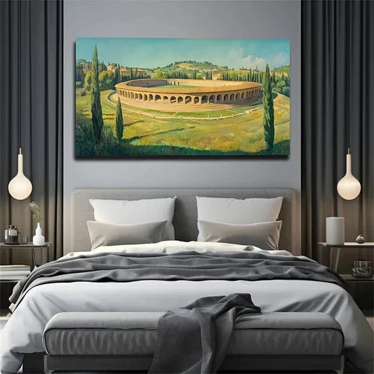 Tourist Attractions Magical Wall Art Canvas Office Home Room Framed 120x60cm