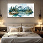 Nature Landscape Minimalist Wall Art Canvas Office Home Room Framed 120x60cm