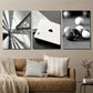 3pcs Dartboard with Bullseye Ace of Spades Wall Art Set Canvas Framed 40x60cm - High Quality Print 100% Australian Made Wall Canvas Ready to Hang