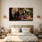 Featuring a Bottle of Red Wine Wall Art Canvas Office Home Room Framed 120x60cm