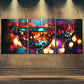 3pcs Colorful Arrangement Bar Exquisite Perfect Wall Art Set Canvas Framed 40x60cm - High Quality Print 100% Australian Made Wall Canvas Ready to Hang