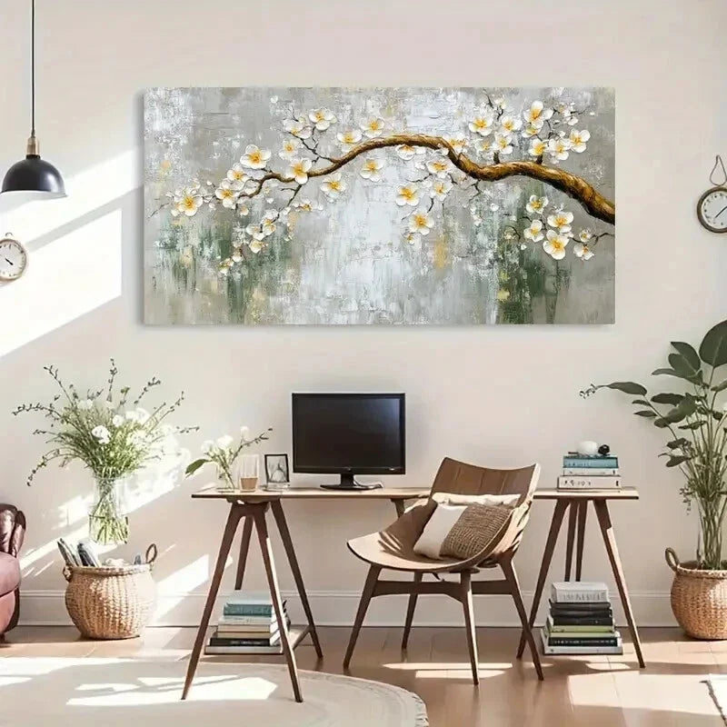 Geometric Design Soft Palette Wall Art Canvas Office Home Room Framed 80x45cm