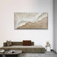 Beach Scene Waves Crashing Wall Art Canvas Office Home Room Framed 80x45cm