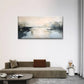 Black Grey White Watercolour Wall Art Canvas Office Home Room Framed 120x60cm