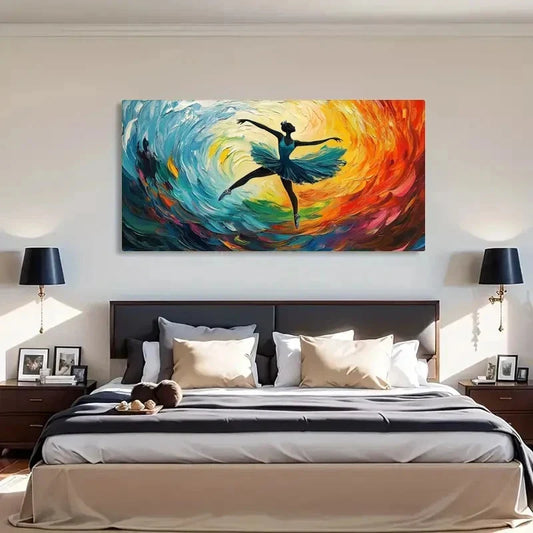 Modern Transverse Fashion Deco Wall Art Canvas Office Home Room Framed 120x60cm