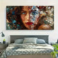 Realistic Women's Fashion Wall Art Canvas Office Home Room Framed 80x45cm