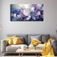 Unique Floral Design Feather Wall Art Canvas Office Home Room Framed 120x60cm