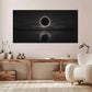 Moonlit Lakes and Snowy Wall Art wall canvas office home room framed 120x60cm