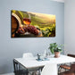 Under The Barrel And Distant Wall Art Canvas Office Home Room Framed 120x60cm