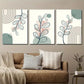 3pcs Sage Green Beige Boho Art Wall Art Set Canvas Framed 40x60cm - High Quality Print 100% Australian Made Wall Canvas Ready to Hang