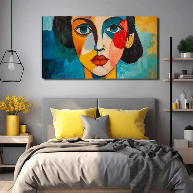 Mother's Face Perfect Wall Art Canvas Office Home Room Framed 120x60cm