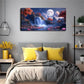 Waterfall Valley Landscape Wall Art Canvas Office Home Room Framed 120x60cm