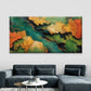Abstract Colorful Cloud Texture Wall Art Canvas Office Home Room Framed 80x45cm