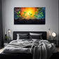 Sunset Hope Nature Wall Art Canvas Office Home Room Framed 80x45cm