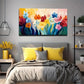 Swaying Flowers Are Suitable Wall Art Canvas Office Home Room Framed 80x45cm