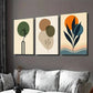 3pcs Botanical Minimalist Style with Neutral Wall Art Set Canvas Framed 40x60cm - High Quality Print 100% Australian Made Wall Canvas Ready to Hang