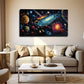 Galaxy Shining Suitable Etc Wall Art Canvas Office Home Room Framed 120x60cm