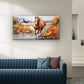 Galloping Horse Wall Art Canvas Office Home Room Framed 120x60cm