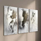 3pcs Mysterious Female Portrait Painting Wall Art Set Canvas Framed 40x60cm - High Quality Print 100% Australian Made Wall Canvas Ready to Hang