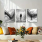 3pcs Abstract Black and White Pathway Perfect Wall Art Set Canvas Framed 40x60cm - High Quality Print 100% Australian Made Wall Canvas Ready to Hang