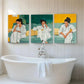 3pcs Modern Cozy Morning Relaxation Perfect Wall Art Set Canvas Framed 40x60cm - High Quality Print 100% Australian Made Wall Canvas Ready to Hang