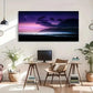 Seaside Dreamy Beach Evening Wall Art Canvas Office Home Room Framed 120x60cm