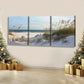 3pcs Coastal Beach Seascape Landscape Wall Art Set Canvas Framed 40x60cm - High Quality Print 100% Australian Made Wall Canvas Ready to Hang