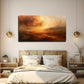 Modern Desert Landscape Wall De Wall Art Canvas Office Home Room Framed 120x60cm