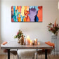 Inspired Geometric Shapes Wall Art Canvas Office Home Room Framed 120x60cm