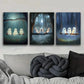3pcs Three Cute Little Ghosts Night Perfect Wall Art Set Canvas Framed 40x60cm - High Quality Print 100% Australian Made Wall Canvas Ready to Hang