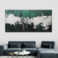 Abstract Black and White Wall Art Canvas Office Home Room Framed 120x60cm
