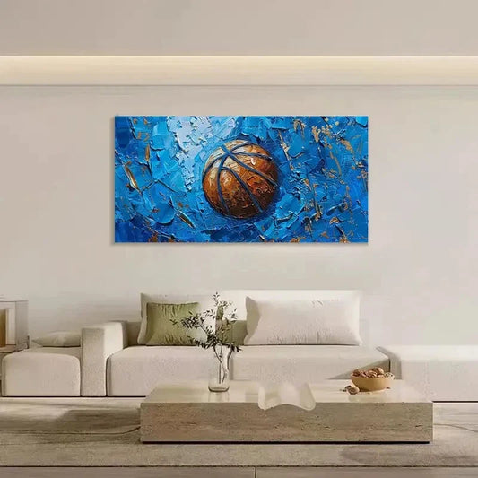 Abstract Basketball Street Wall Art Canvas Office Home Room Framed 120x60cm