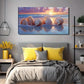 Beautiful Conch Perfect Wall Art Canvas Office Home Room Framed 120x60cm