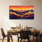 Abstract Mountain Landscape Wall Art Canvas Office Home Room Framed 80x45cm