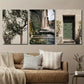 3pcs Green Olive Trees at Malta Home Wall Art Set Canvas Framed 40x60cm - High Quality Print 100% Australian Made Wall Canvas Ready to Hang