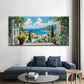 Lemon Tree & Sea View Wall Art Canvas Office Home Room Framed 120x60cm