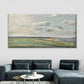 Golf Course Landscape Wall Art Canvas Office Home Room Framed 80x45cm