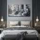 Italian Sculpture Suitable Wall Art Canvas Office Home Room Framed 80x45cm