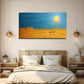 Camels In The Desert Wall Art Canvas Office Home Room Framed 80x45cm