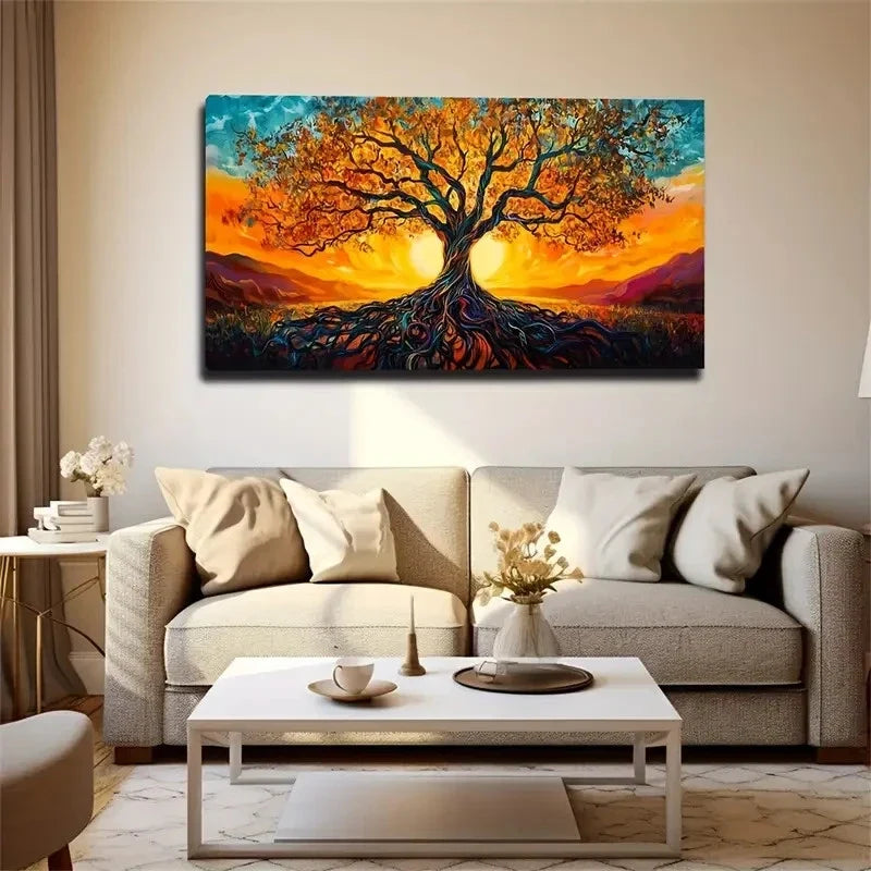 A Symbol Of The Future Of The Wall Art Canvas Office Home Room Framed 120x60cm