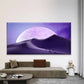 Purple Night Sky Background Wall Art Canvas Office Home Room Framed 120x60cm