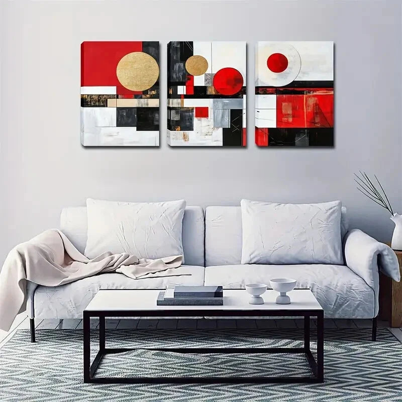 3pcs  Triple Frame Creative Wall Art Set Canvas Framed 40x60cm - High Quality Print 100% Australian Made Wall Canvas Ready to Hang